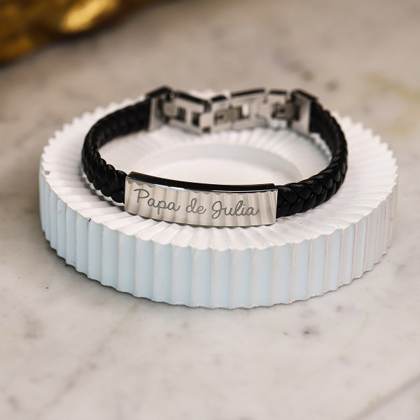 Custom Engraved Bracelet for Men Personalized Sterling Silver Mens Cuff  Bangel | eBay
